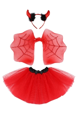 SET DIAVOLETTA GONNA+ALI+FRONTINO